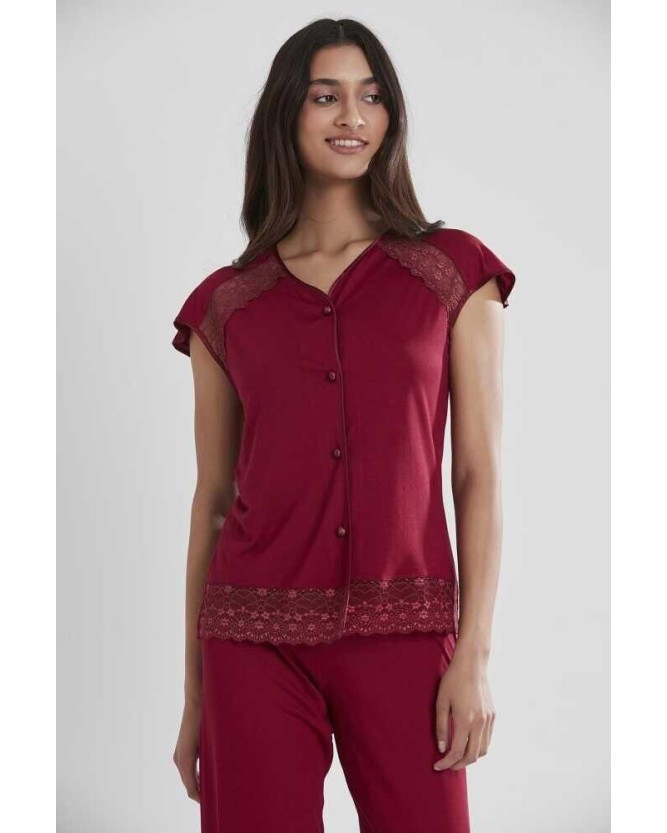 Pierre Cardin 6'lı Penye Modal Gecelik Sabahlık Çeyiz Seti 5025 Bordo Pierre Cardin 6'lı Penye Modal Gecelik Sabahlık Çeyiz Seti 5025 Bordo