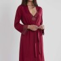 Pierre Cardin 6'lı Penye Modal Gecelik Sabahlık Çeyiz Seti 5025 Bordo