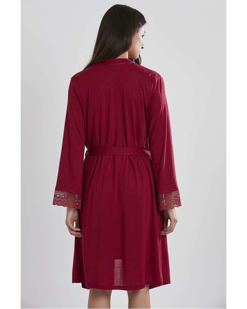 Pierre Cardin 6'lı Penye Modal Gecelik Sabahlık Çeyiz Seti 5025 Bordo Pierre Cardin 6'lı Penye Modal Gecelik Sabahlık Çeyiz Seti 5025 Bordo