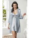 Pierre Cardin 6'lı Saten Gecelik Sabahlık Çeyiz Seti 6010 Mist