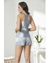 Pierre Cardin 6'lı Saten Gecelik Sabahlık Çeyiz Seti 6010 Mist