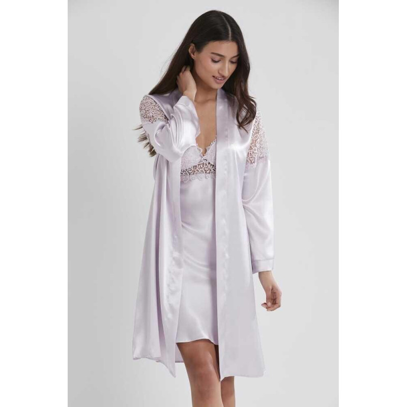 Pierre Cardin 6'lı Saten Gecelik Sabahlık Çeyiz Seti 6955 Viola Pierre Cardin 6'lı Saten Gecelik Sabahlık Çeyiz Seti 6955 Viola