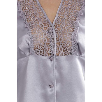Pierre Cardin 6'lı Saten Gecelik Sabahlık Çeyiz Seti 6955 Royal