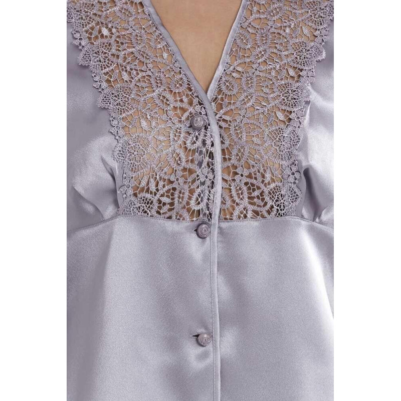 Pierre Cardin 6'lı Saten Gecelik Sabahlık Çeyiz Seti 6955 Royal
