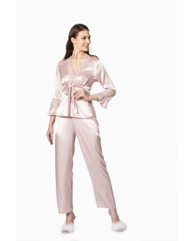 Pierre Cardin 6'lı Uzun Gecelik Sabahlık Set 6025 Pierre Cardin 6'lı Uzun Gecelik Sabahlık Set 6025