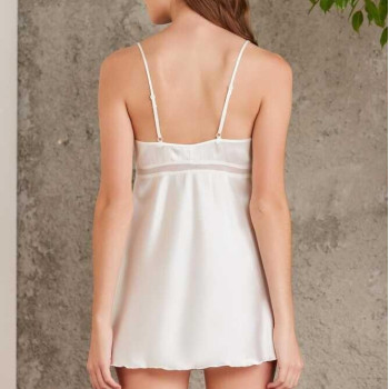 Pierre Cardin 7025 Ekru Kadın 4'lü Saten Takım Gelin Çeyiz Seti