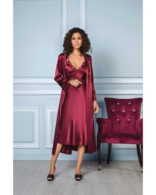 Pierre Cardin Bordo Altılı Çeyiz Gecelik Sabahlık Set 6960 Pierre Cardin Bordo Altılı Çeyiz Gecelik Sabahlık Set 6960