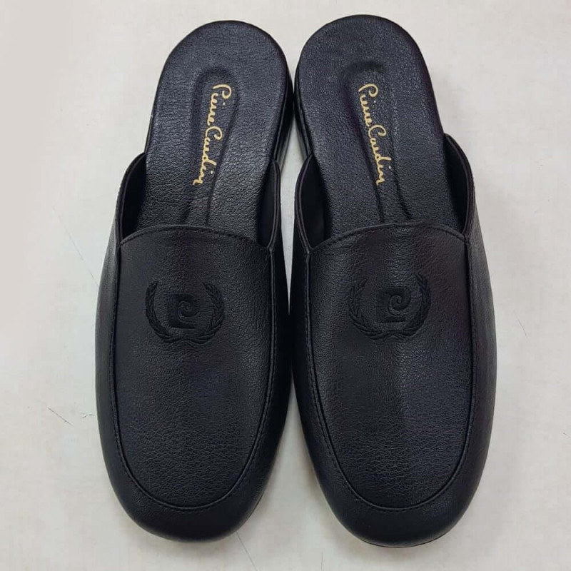 Pierre Cardin Armalı Deri Erkek Damat Terliği Terlik 289