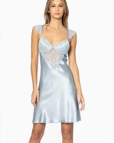 Pierre Cardin Askılı Kısa Gecelik 635 Mist