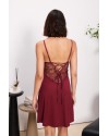 Pierre Cardin Bordo 6'lı Modal Gecelik Sabahlık Çeyiz Seti 5000  