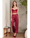 Pierre Cardin Bordo 7025 Kadın 4'lü Saten Takım Gelin Çeyiz Seti Pierre Cardin Bordo 7025 Kadın 4'lü Saten Takım Gelin Çeyiz Seti
