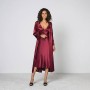 Pierre Cardin Bordo Altılı Çeyiz Gecelik Sabahlık Set 6960