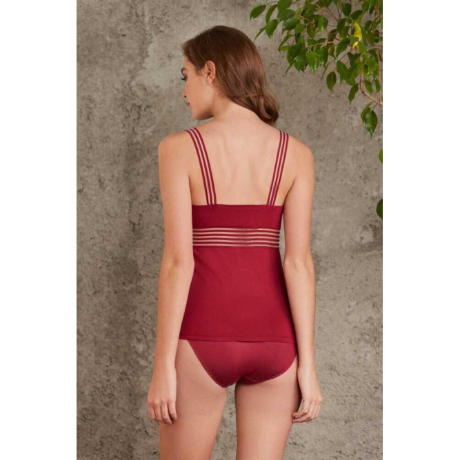 Pierre Cardin Bordo Penye Atlet Külot Kadın Iç Çamaşırı Takımı 300 Pierre Cardin Bordo Penye Atlet Külot Kadın Iç Çamaşırı Takımı 300