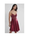 Pierre Cardin Bordo Sütyen Kaplı Sabahlık Gecelik Set 4265 Pierre Cardin Bordo Sütyen Kaplı Sabahlık Gecelik Set 4265