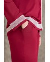 Pierre Cardin Bordo Penye Kadın Pijama Takımı 2200 Pierre Cardin Bordo Penye Kadın Pijama Takımı 2200