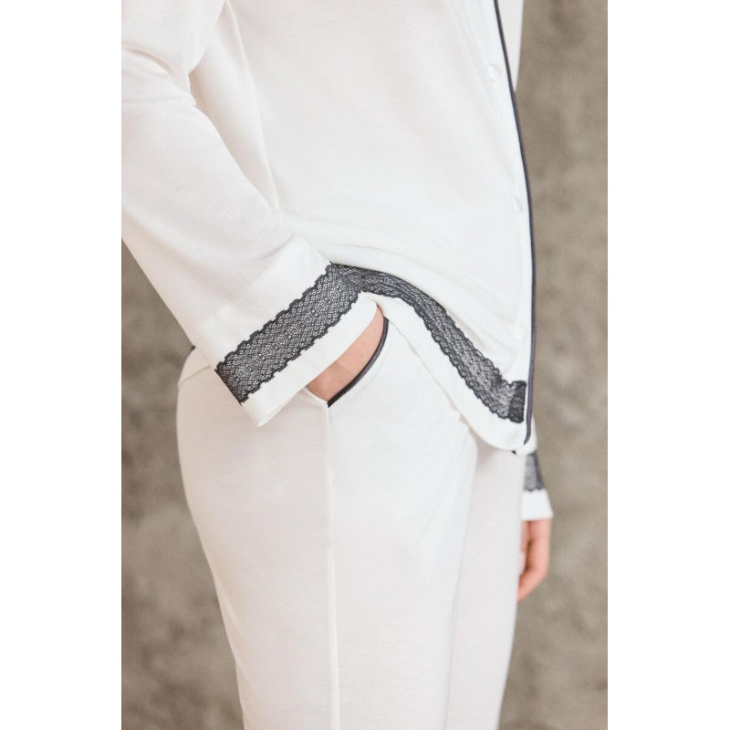 Pierre Cardin Ekru Penye Kadın Pijama Takımı 2200 Pierre Cardin Ekru Penye Kadın Pijama Takımı 2200