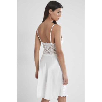 Pierre Cardin Ekru Sütyen Kaplı Sabahlık Gecelik Set 4265