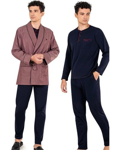 Pierre Cardin Erkek 3'lü Rob Takımı 5610 Bordo