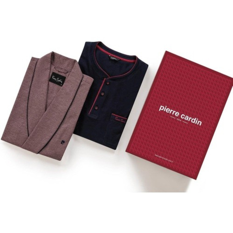Pierre Cardin Erkek 3'lü Rob Takımı 5610 Bordo