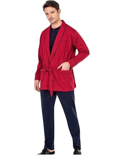 Pierre Cardin Erkek Bordo Damat Çeyizlik Pijama Takımı 2020