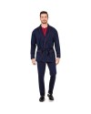 Pierre Cardin Erkek Lacivert Damat Çeyizlik Pijama Takımı 2020