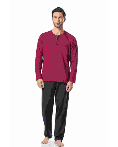 Pierre Cardin Erkek Pijama Takımı 5454 Bordo Pierre Cardin Erkek Pijama Takımı 5454 Bordo