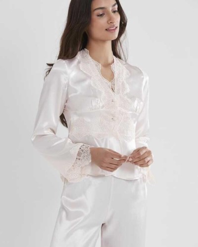 Pierre Cardin İnci 6'lı Midi Gecelik Sabahlık Gelin Çeyiz Set 6335