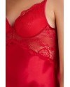 Pierre Cardin Saten Kırmızı Dörtlü Gelin Çeyiz Seti 7035 Pierre Cardin Saten Kırmızı Dörtlü Gelin Çeyiz Seti 7035