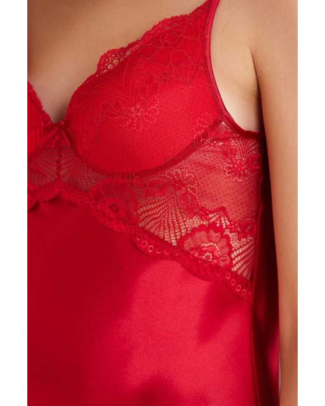 Pierre Cardin Saten Kırmızı Dörtlü Gelin Çeyiz Seti 7035 Pierre Cardin Saten Kırmızı Dörtlü Gelin Çeyiz Seti 7035