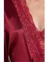 Pierre Cardin Kadın 7015 Saten Dörtlü Gelin Çeyiz Seti Bordo Pierre Cardin Kadın 7015 Saten Dörtlü Gelin Çeyiz Seti Bordo
