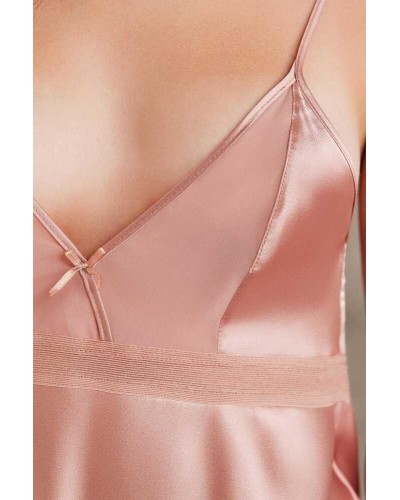 Pierre Cardin Kadın 7025 Saten Dörtlü Gelin Çeyiz Set Brandy Pierre Cardin Kadın 7025 Saten Dörtlü Gelin Çeyiz Set Brandy
