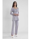 Pierre Cardin Kadın Penye Dantelli Pijama Takımı 1241 Royal Pierre Cardin Kadın Penye Dantelli Pijama Takımı 1241 Royal