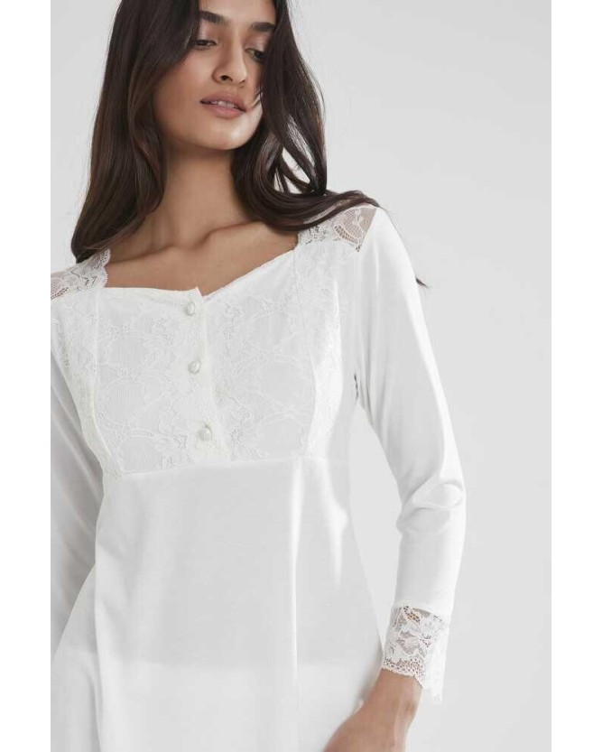 Pierre Cardin Kadın Penye Dantelli Pijama Takımı 1241 Ekru Pierre Cardin Kadın Penye Dantelli Pijama Takımı 1241 Ekru