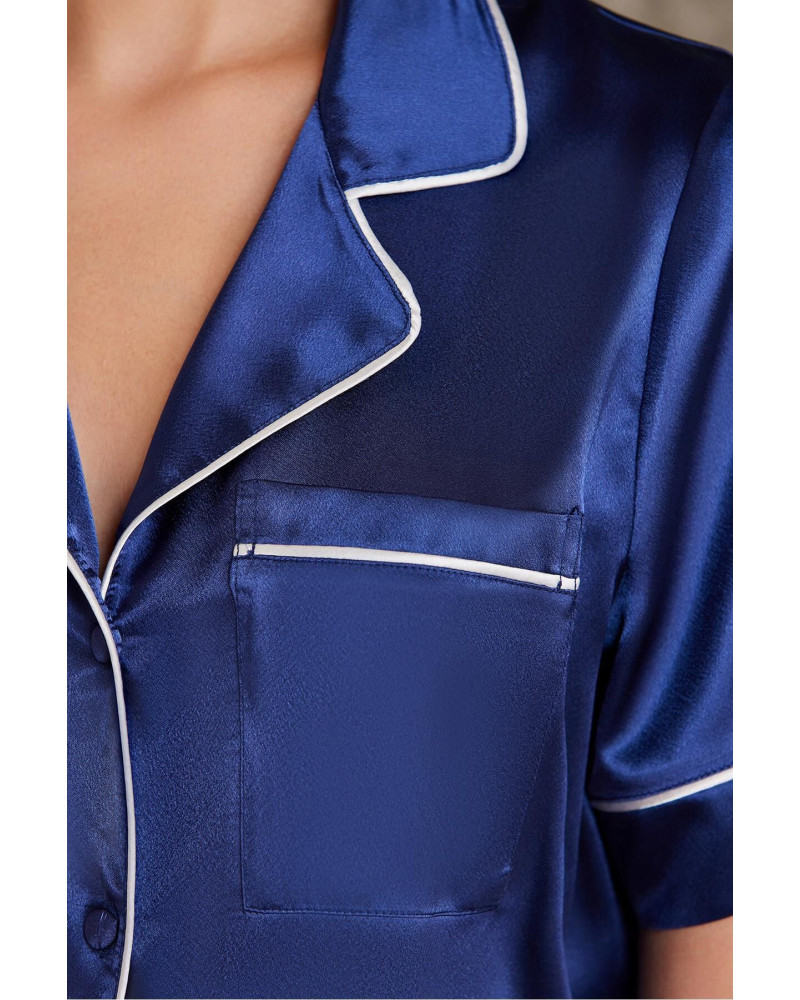 Pierre Cardin Kadın Saten Biyeli Pijama Takımı Laci 1205 Pierre Cardin Kadın Saten Biyeli Pijama Takımı Laci 1205