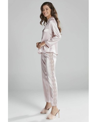 Pierre Cardin Kadın Sırtı Dantel Saten Pijama Takımı 1438 Pudra Pierre Cardin Kadın Sırtı Dantel Saten Pijama Takımı 1438 Pudra
