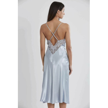 Pierre Cardin Kaplı Saten Gecelik 900 Mist