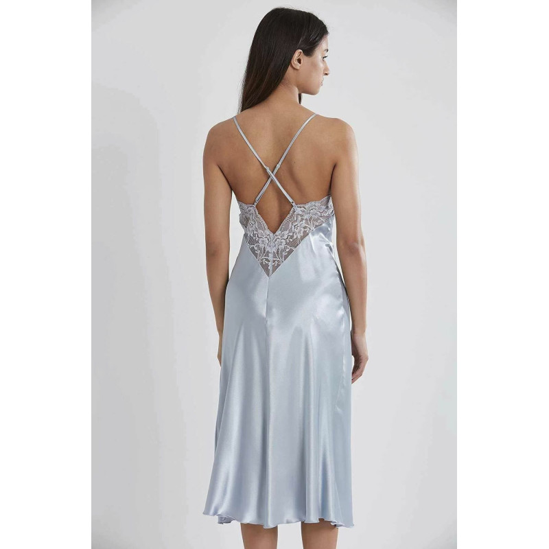 Pierre Cardin Kaplı Saten Gecelik 900 Mist