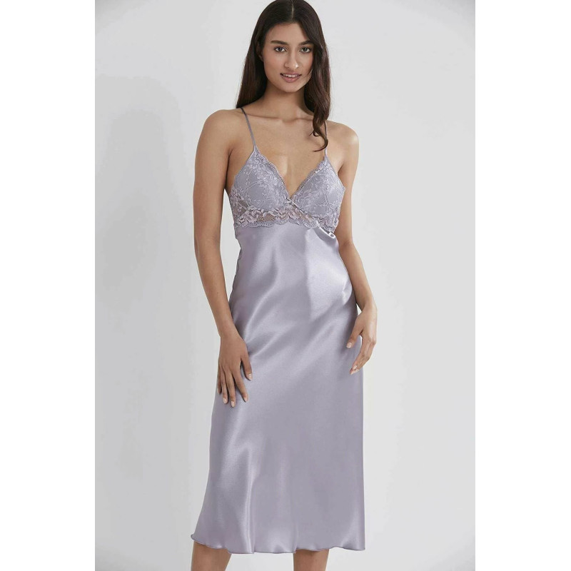 Pierre Cardin Kaplı Saten Gecelik 900 Royal