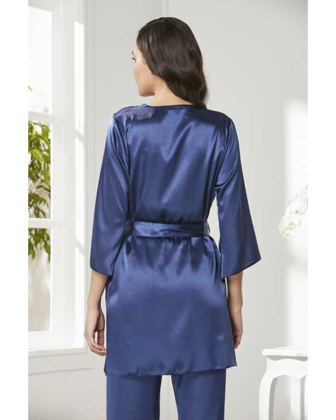 Pierre Cardin Laci Saten 3'lü Pijama Takım 2075 Pierre Cardin Laci Saten 3'lü Pijama Takım 2075