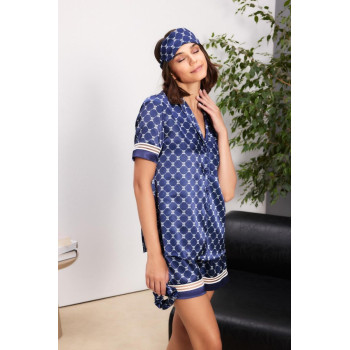 Pierre Cardin Laci Saten Biyeli Kadın Pijama Şort Takımı 1325 Pierre Cardin Laci Saten Biyeli Kadın Pijama Şort Takımı 1325