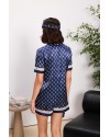 Pierre Cardin Laci Saten Biyeli Kadın Pijama Şort Takımı 1325