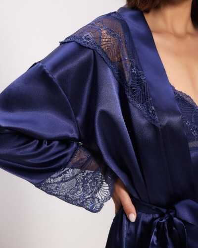 Pierre Cardin Laci Saten Dantelli Kadın Gecelik Sabahlık Takımı 4510 Pierre Cardin Laci Saten Dantelli Kadın Gecelik Sabahlık Takımı 4510