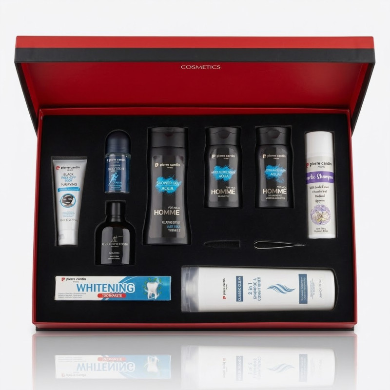 Pierre Cardin Men Cosmetics 11 Parça Kapsamlı Erkek Bakım ve Hijyen Seti Pierre Cardin Men Cosmetics 11 Parça Kapsamlı Erkek Bakım ve Hijyen Seti