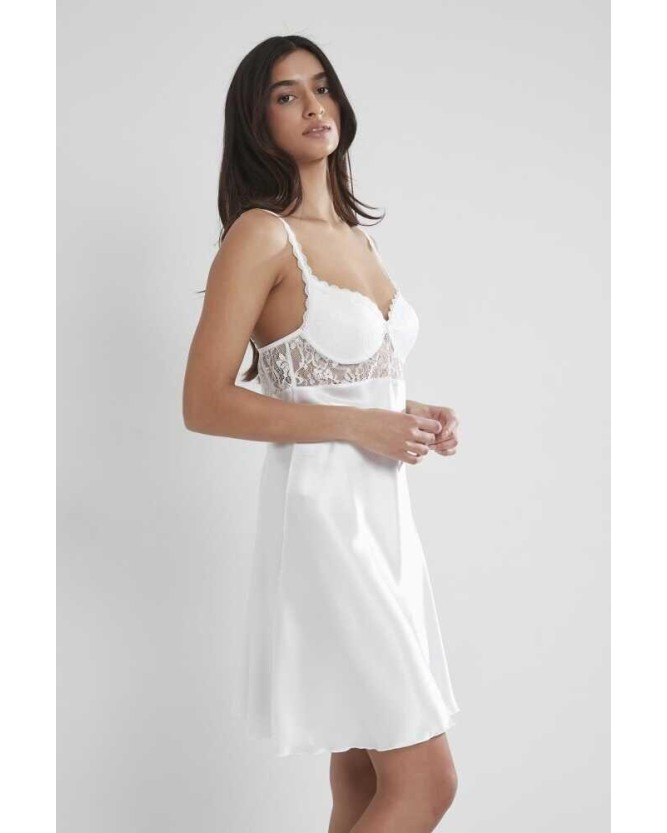 Pierre Cardin Midi Dantel Sabahlık Gecelik Set 4090 Ekru Pierre Cardin Midi Dantel Sabahlık Gecelik Set 4090 Ekru