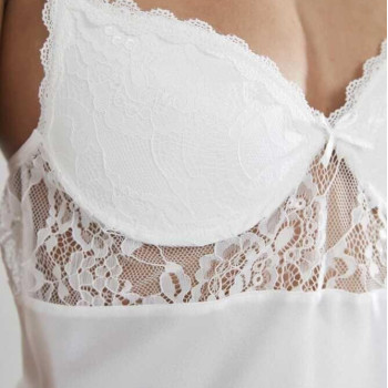 Pierre Cardin Midi Dantel Sabahlık Gecelik Set 4090 Ekru