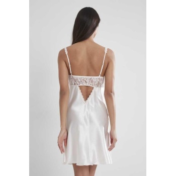 Pierre Cardin Midi Dantel Sabahlık Gecelik Set 4090 İnci