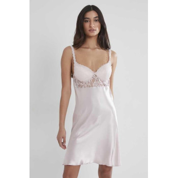 Pierre Cardin Midi Dantel Sabahlık Gecelik Set 4090 Pudra Pierre Cardin Midi Dantel Sabahlık Gecelik Set 4090 Pudra