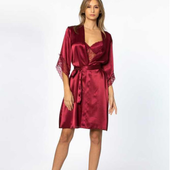 Pierre Cardin Midi Dantel Sabahlık Gecelik Set 4240