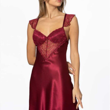 Pierre Cardin Midi Dantel Sabahlık Gecelik Set 4240