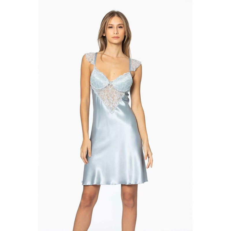 Pierre Cardin Midi Dantel Sabahlık Gecelik Set 4240 Mist